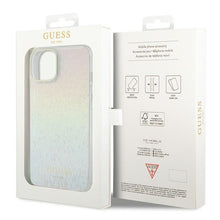 Заредете изображение във визуализатора на галерията – Original Case GUESS IML Faceted Mirror Disco Iridescent hardcase GUHCP15SHDECMI for Iphone 15 multicolor
