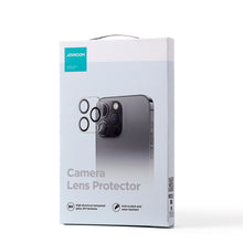 Заредете изображение във визуализатора на галерията – Joyroom Mirror Lens Protector Glass for Camera for iPhone 14 / iPhone 14 Plus for Full Camera Lens (JR-LJ2)
