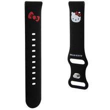 Заредете изображение във визуализатора на галерията – Hello Kitty Silicone Kitty Head strap universal 20mm - black
