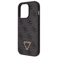 Заредете изображение във визуализатора на галерията – Original faceplate case GUESS GUHCP14LP4TDSCPK for iPhone 14 PRO (Metal Logo Starss Crossbody / black)
