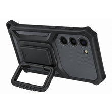 Заредете изображение във визуализатора на галерията – Samsung Rugged Gadget Case for Samsung Galaxy S23 Rugged Cover Ring Holder Stand gray (EF-RS911CBEGWW)
