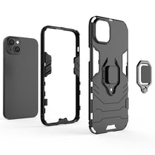 Заредете изображение във визуализатора на галерията – Ring Armor case for iPhone 14 armored cover magnetic holder ring black

