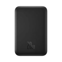 Заредете изображение във визуализатора на галерията – Power bank baseus with wireless charging support magsafe 15w- 6 000mah pd60w black ppcx020001 - TopMag
