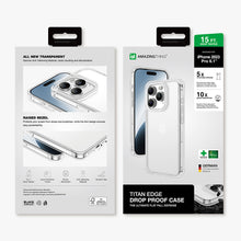 Заредете изображение във визуализатора на галерията – Amazing Thing Titan Edge Case IP156.1PTECL for Iphone 15 Pro transparent
