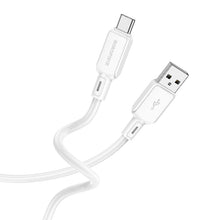 Заредете изображение във визуализатора на галерията – Borofone Cable BX94 Crystal color - USB to Typ C - 3A 1 metre white
