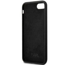 Заредете изображение във визуализатора на галерията – Karl Lagerfeld KLHCI8SNCHBCK iPhone 7/8/ SE 2020/2022 hardcase black/black Silicone Choupette
