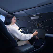 Заредете изображение във визуализатора на галерията – Baseus CoolRide CRKX000101 sunshade for car windshield - black

