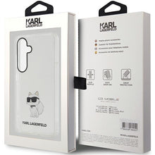 Заредете изображение във визуализатора на галерията – Original Pouch KARL LAGERFELD hardcase IML Choupette KLHCS24MHNCHTCT for Samsung Galaxy S24 Plus transparent
