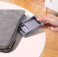 Заредете изображение във визуализатора на галерията – Ugreen metal aluminum folding phone holder tablet gray (LP263 80708)
