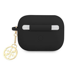 Заредете изображение във визуализатора на галерията – Guess GUAPLSC4EK AirPods Pro cover czarny/black Silicone Charm 4G Collection
