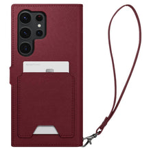 Заредете изображение във визуализатора на галерията – Spigen WALLET "S" PLUS GALAXY S23 ULTRA BURGUNDY
