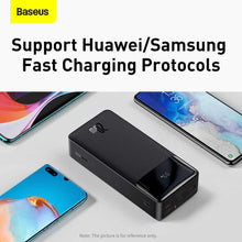 Заредете изображение във визуализатора на галерията – Power bank baseus bipow - 30 000mah lcd quick charge pd20w black ppdml-n01 - TopMag
