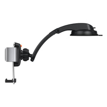 Заредете изображение във визуализатора на галерията – Baseus car holder 2in1 to center console + air vent easy control pro clamp silver suyk010012 - TopMag
