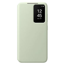 Заредете изображение във визуализатора на галерията – Smart View Wallet Case for Samsung Galaxy S24 S921, Light Green EF-ZS921CGEGWW
