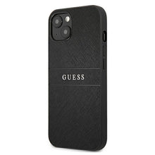 Заредете изображение във визуализатора на галерията – Guess GUHCP13MPSASBBK iPhone 13 6,1" czarny/black Saffiano Strap
