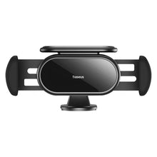 Заредете изображение във визуализатора на галерията – Baseus Steel Cannon Pro solar automatic cockpit car holder black (SUGP010001)
