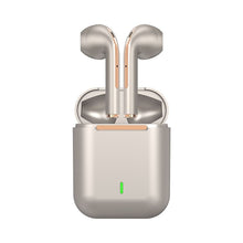 Заредете изображение във визуализатора на галерията – Wireless headset stereo tws j18 + docking station gold - TopMag
