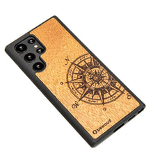 Заредете изображение във визуализатора на галерията – Wooden case for Samsung Galaxy S22 Ultra Bewood Traveler Merbau
