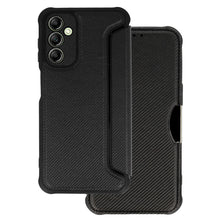 Заредете изображение във визуализатора на галерията – Razor Carbon Book Case for Samsung Galaxy A23 4G/5G black
