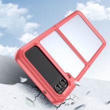 Заредете изображение във визуализатора на галерията – Outer Space Case for Samsung Galaxy Z Flip 3 cover with a flexible frame red
