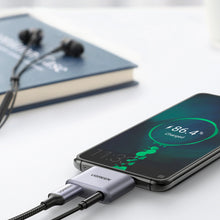 Заредете изображение във визуализатора на галерията – Ugreen CM231 USB-C mini jack 3.5 mm audio adapter - gray
