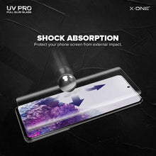 Заредете изображение във визуализатора на галерията – UV PRO Tempered Glass X-ONE - for Samsung Galaxy S24 Ultra (case friendly) - working fingerprint sensor

