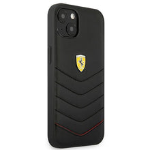 Заредете изображение във визуализатора на галерията – Ferrari FEHCP13MRQUK iPhone 13 6,1" czarny/black hardcase Off Track Quilted

