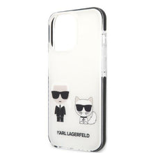 Заредете изображение във визуализатора на галерията – Karl Lagerfeld KLHCP13LTPEKCW iPhone 13 Pro / 13 6.1" hardcase white/white Karl&amp;Choupette
