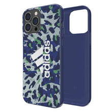 Заредете изображение във визуализатора на галерията – Adidas OR Snap Case Leopard iPhone 13 Pro Max 6,7" niebieski/blue 47263
