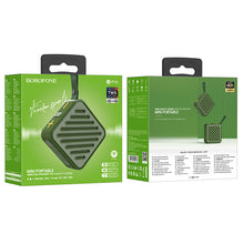 Заредете изображение във визуализатора на галерията – Borofone Portable Bluetooth Speaker BP16 Freedom green
