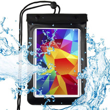 Заредете изображение във визуализатора на галерията – Universal Waterproof Case Pouch Dry Bag for Phone or Tablet up to 8" black - TopMag
