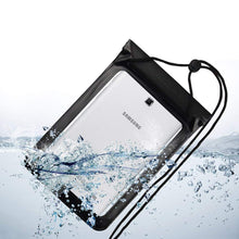 Заредете изображение във визуализатора на галерията – Universal Waterproof Case Pouch Dry Bag for Phone or Tablet up to 8" black - TopMag
