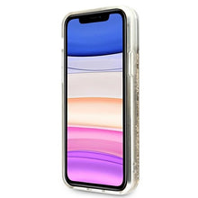 Заредете изображение във визуализатора на галерията – Original Case GUESS hardcase 4G Big Liquid Glitter GUHCN61LG4GGO for Iphone 11/ Xr Gold
