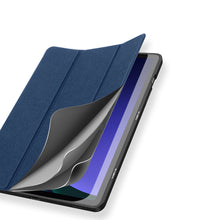 Заредете изображение във визуализатора на галерията – Dux Ducis Domo Samsung Galaxy Tab S9 FE case with stand - blue
