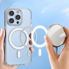 Заредете изображение във визуализатора на галерията – MagSafe Magnetic Case for iPhone 15 Pro Max Clear Magnetic Case - transparent

