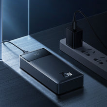 Заредете изображение във визуализатора на галерията – Powerbank 10000mAh USB / USB C 25W PD QC + USB C 60W Cable Baseus Bipow - black
