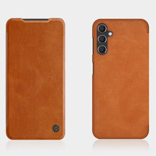 Заредете изображение във визуализатора на галерията – Nillkin Qin Leather case leather case with flap wallet brown
