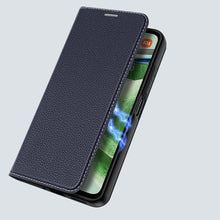 Заредете изображение във визуализатора на галерията – Dux Ducis Skin X2 Case For Xiaomi Redmi Note 12 5G / Poco X5 5G Cover Flip Wallet Stand Blue
