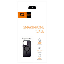 Заредете изображение във визуализатора на галерията – Tel Protect Magnetic Carbon Case for Iphone 11 Black-purple
