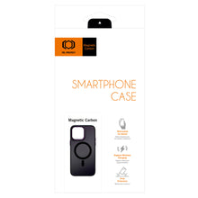 Заредете изображение във визуализатора на галерията – Tel Protect Magnetic Carbon Case for Iphone 14 Black-purple
