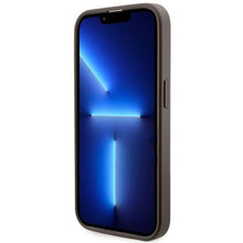 Заредете изображение във визуализатора на галерията – Guess GUHMP14LHGCFSEW iPhone 14 Pro 6.1" brown/brown hard case GCube Stripes MagSafe
