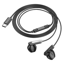 Заредете изображение във визуализатора на галерията – Borofone Earphones BM89 Surpass with microphone Type C black
