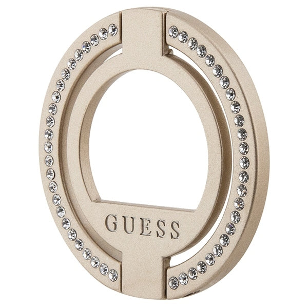 Original holder GUESS MagSafe Rhinestone Ring Stand GUMRSALDGD gold