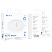 Заредете изображение във визуализатора на галерията – Borofone Wireless induction charger BQ17 Original Series 15W white
