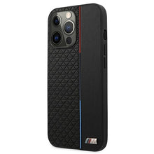 Заредете изображение във визуализатора на галерията – Original Case BMW M Collection Triangles Hardcase BMHCP13LTRTBK for Iphone 13/13 Pro Black

