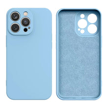 Заредете изображение във визуализатора на галерията – Silicone case for Samsung Galaxy S23 Ultra silicone cover light blue
