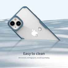 Заредете изображение във визуализатора на галерията – Nillkin Nature Pro TPU Case for Iphone 15 transparent-blue
