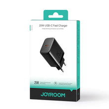 Заредете изображение във визуализатора на галерията – Joyroom JR-TCF11 fast charger with a power of up to 25W - black
