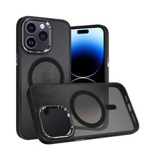 Заредете изображение във визуализатора на галерията – Tel Protect Magnetic Carbon Case for Iphone 11 Pro Max Black
