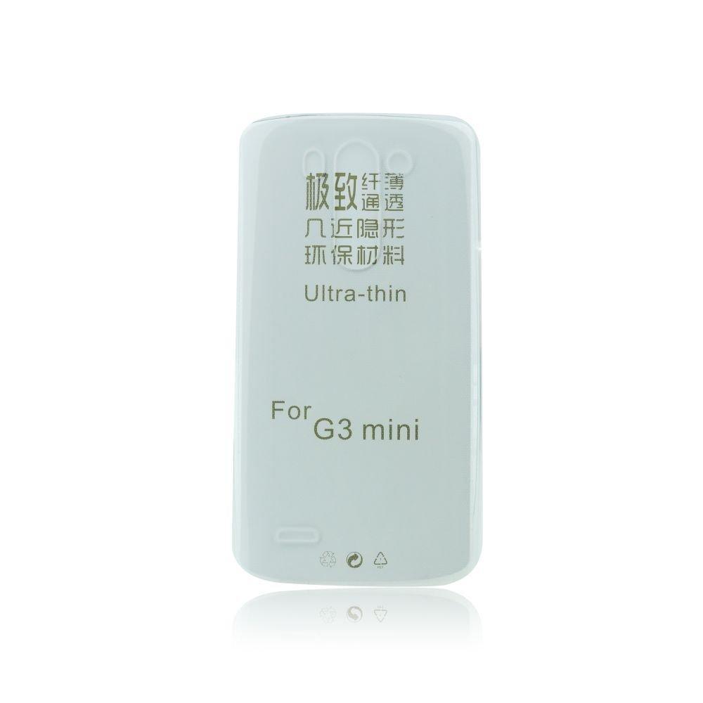 Тънък силиконов гръб 0.3мм за lg g3 mini прозрачен - само за 3.99 лв